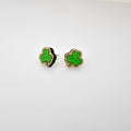 Shamrock Stud Earring | Hand-Painted | Surgical Steel - SEHPX24