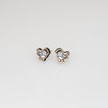 Gray Bird Stud Earring | Hand-Painted | Surgical Steel - SEHPX18