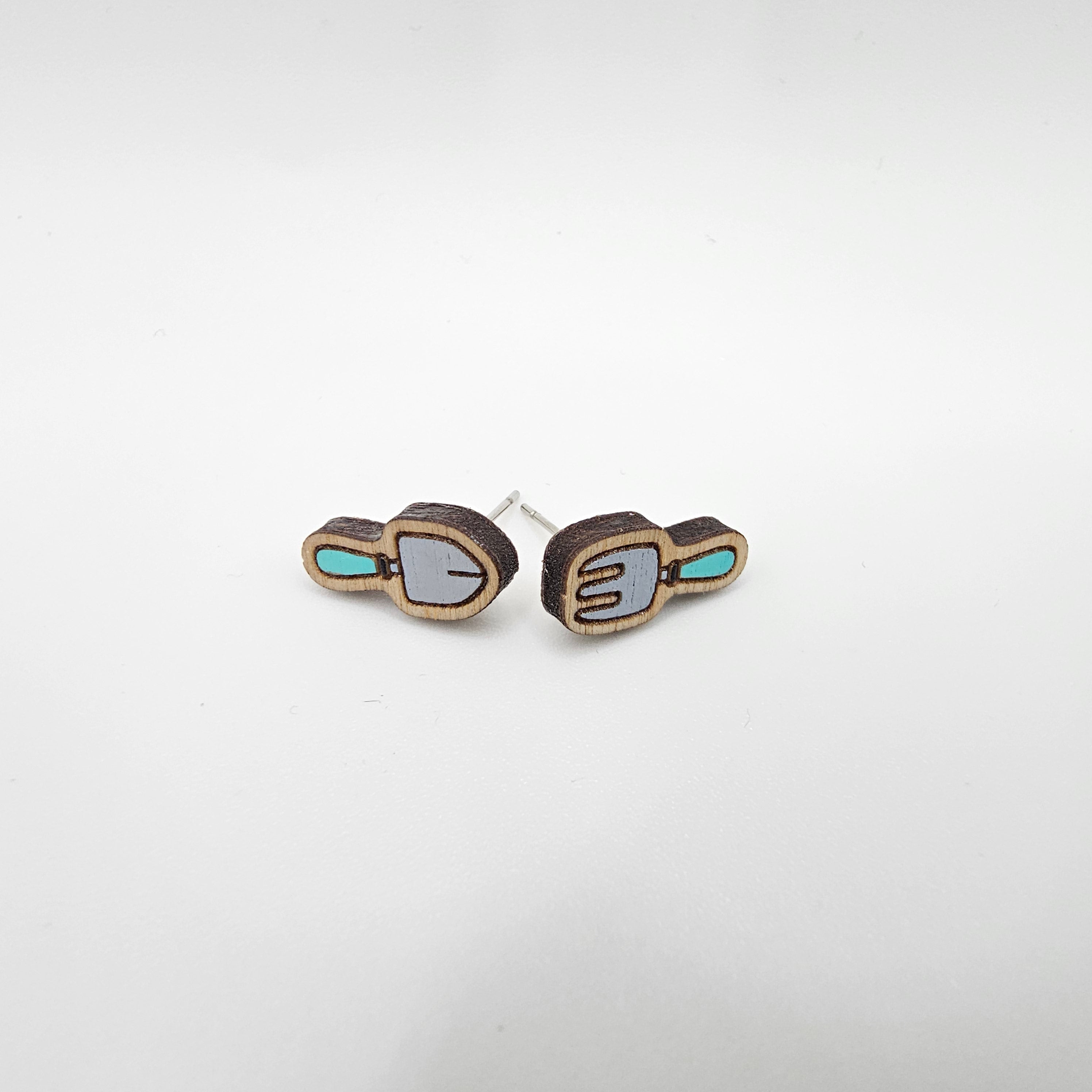Garden Tools Stud Earring | Hand-Painted | Surgical Steel - SEHPX22