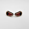 Cheer Megaphone Earring | Hand-Painted | Surgical Steel - SEHPX50