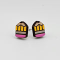 Pencil Stud Earrings | Hand-Painted | Surgical Steel - SEHPP1
