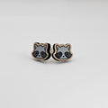 Raccoon Stud Earring | Hand-Painted | Surgical Steel - SEHPX11
