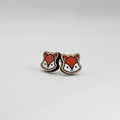 Fox Stud Earring | Hand-Painted | Surgical Steel  - SEHPX8