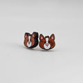 Corgi Stud Earring | Hand-Painted | Surgical Steel - SEHOS3