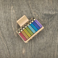 Pencils Hair Claw Clip | Hand-Painted Wood - SCHPD2