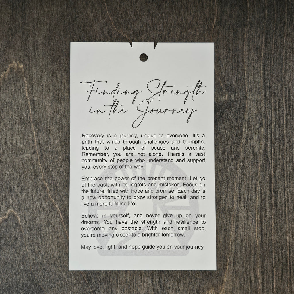 Finding Strength in the Journey | Recovery Story Ornament - OWOB10