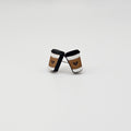 Love You a Latte Stud Earrings | Hand-Painted | Surgical Steel - SEHCR1