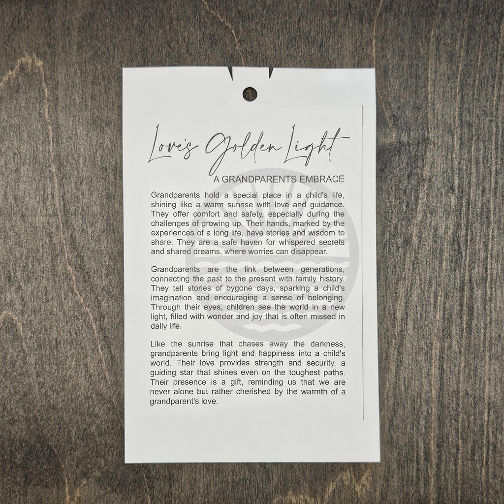 Love's Golden Light | Grandparent Story Ornament - OWOB13