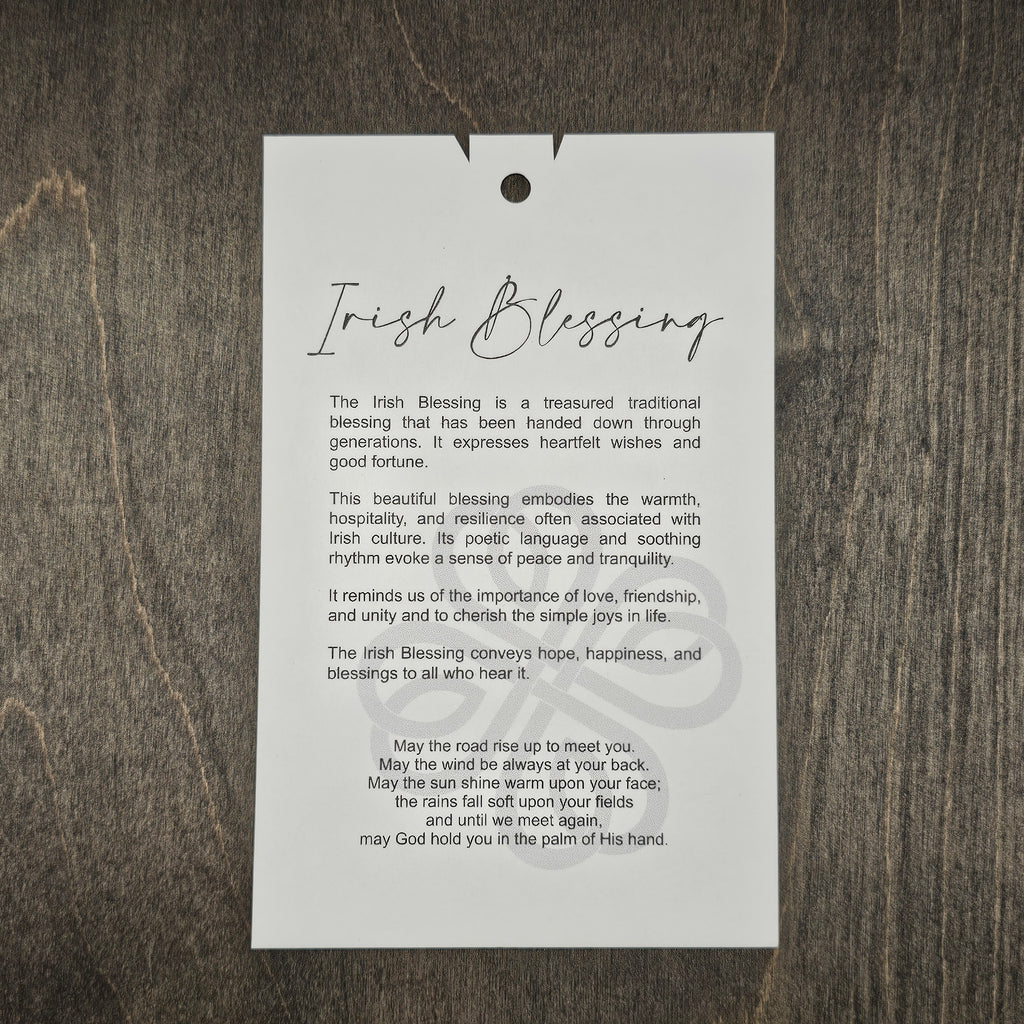 Irish Blessing | Celtic Knot Story Ornament - OWOB11