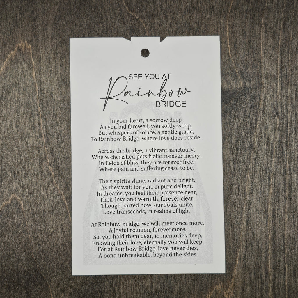 See You at Rainbow Bridge | Cat Story Ornament - OWOB7
