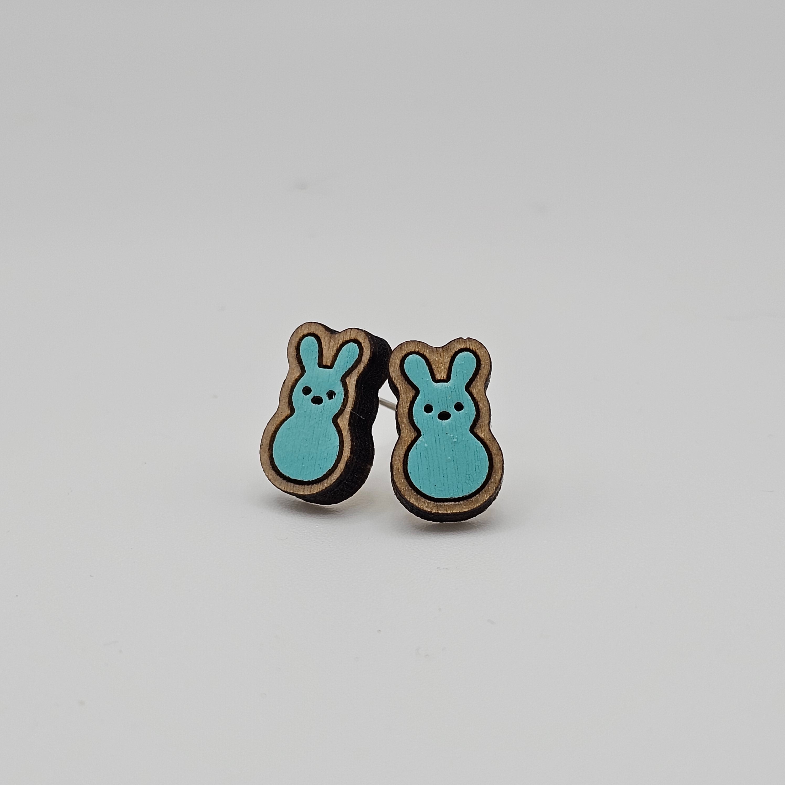 Peep Stud Earring | Hand-Painted | Surgical Steel - SEHPX60