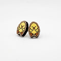 Baby Chick Stud Earrings | Hand-Painted | Surgical Steel - SEHPX64