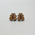 Moth Stud Earring | Hand-Painted | Surgical Steel - SEHPX66