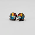 Toucan Stud Earrings | Laser Engraved Wood | Surgical Steel - SEHSA4