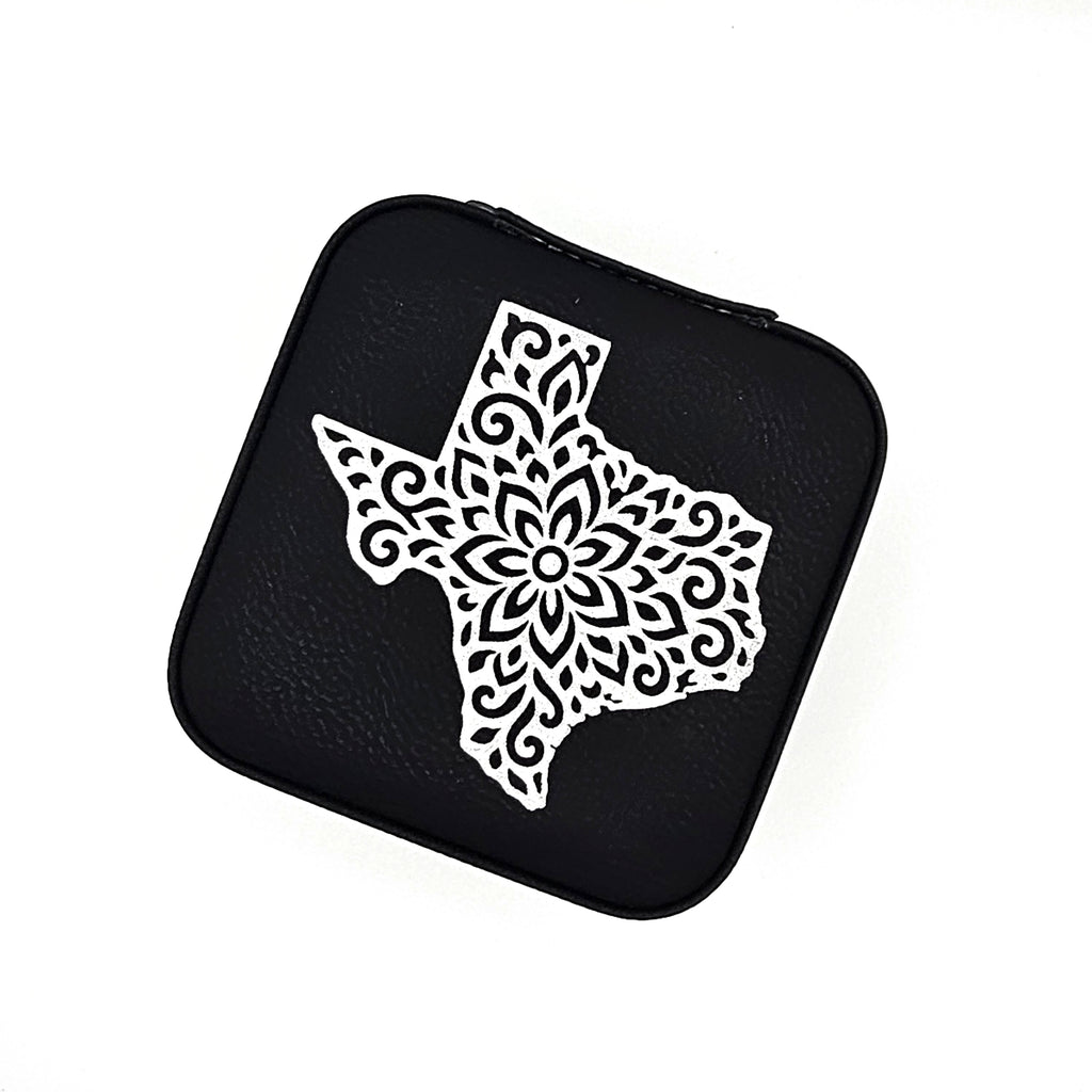Texas Mandala - Travel Jewelry Case