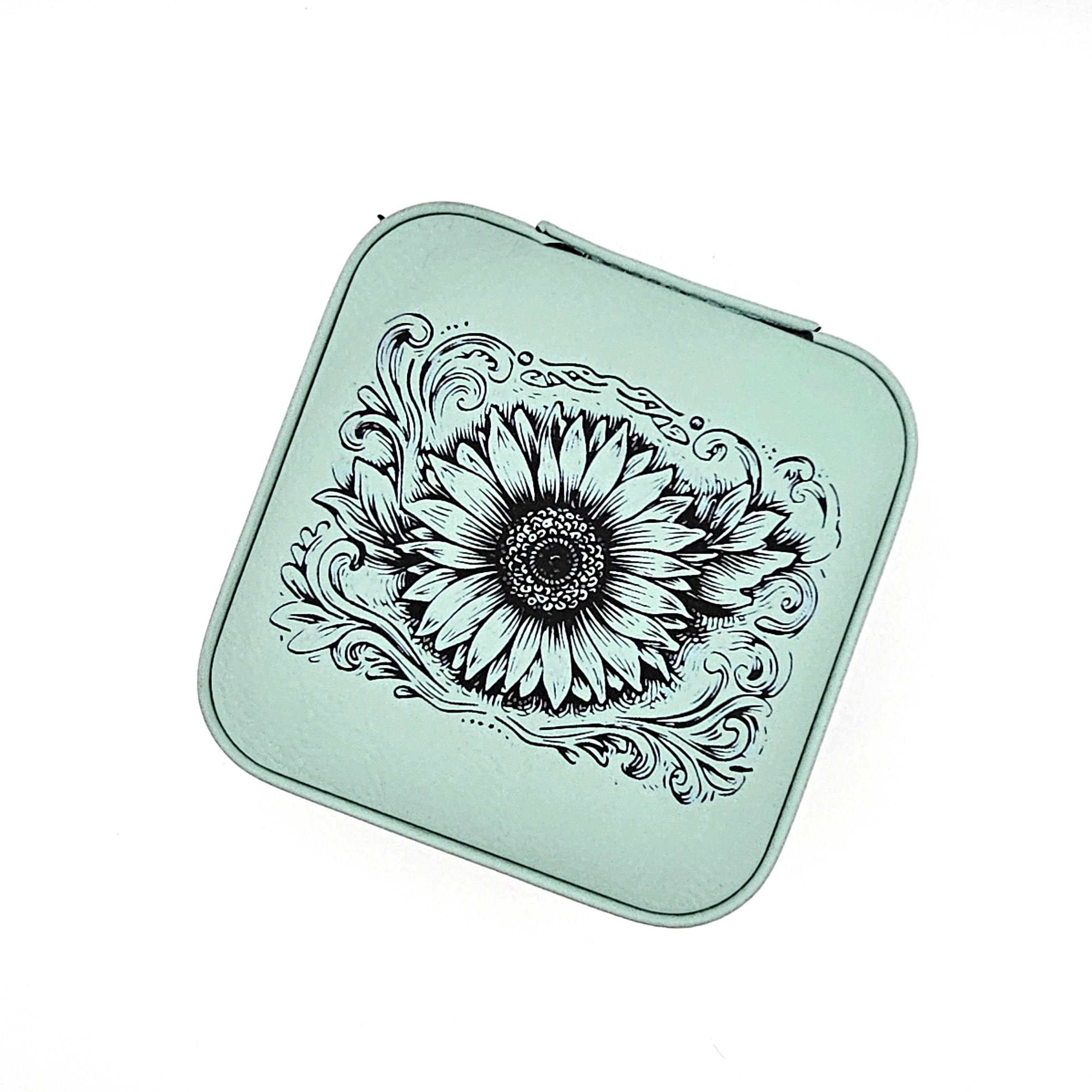 Sunflower - Travel Jewelry Case