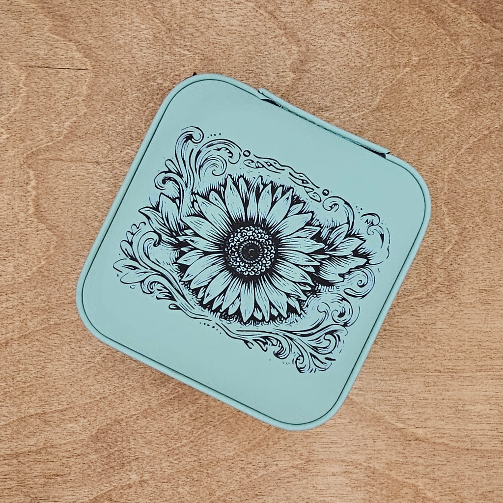Sunflower - Travel Jewelry Case