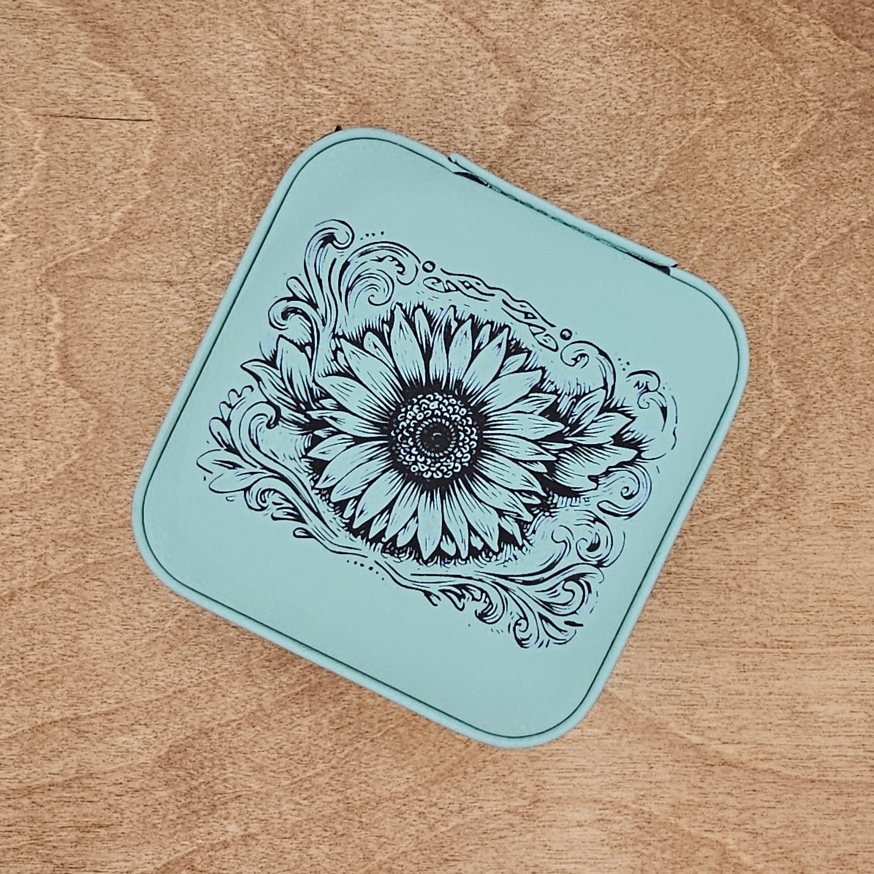 Sunflower - Travel Jewelry Case