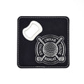 "Swing, Swear, Drink, Repeat" - Leatherette Bottle Opener Coaster