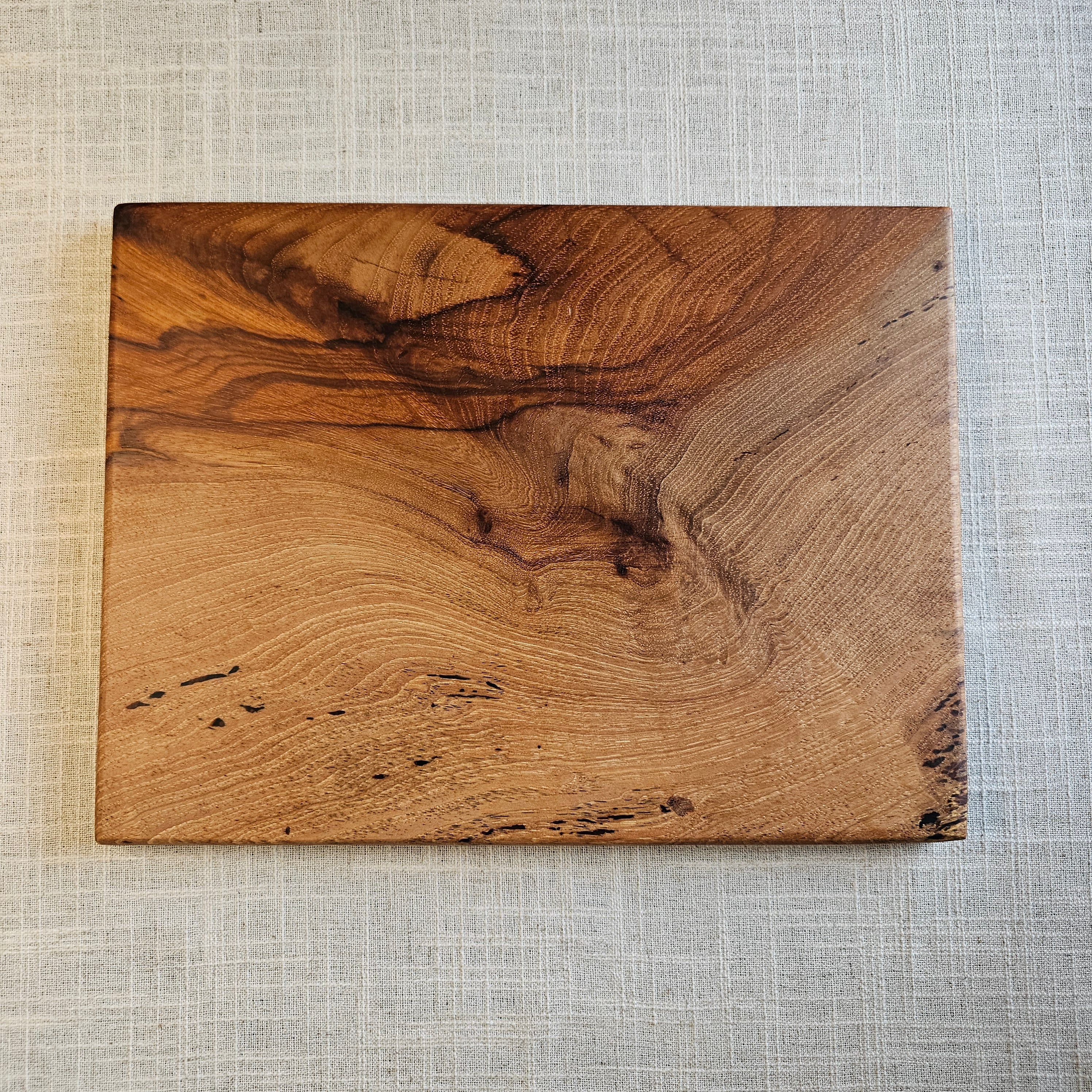 Texas Pecan Charcuterie Board with Cathedral Grain