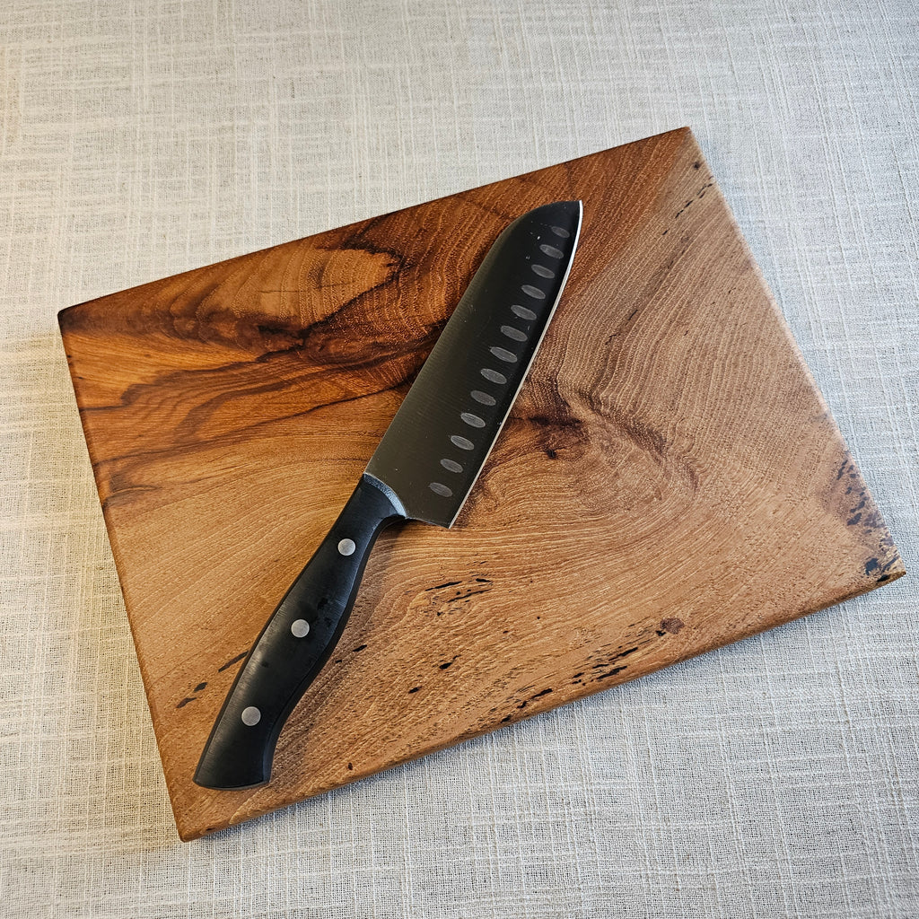 Texas Pecan Charcuterie Board with Cathedral Grain