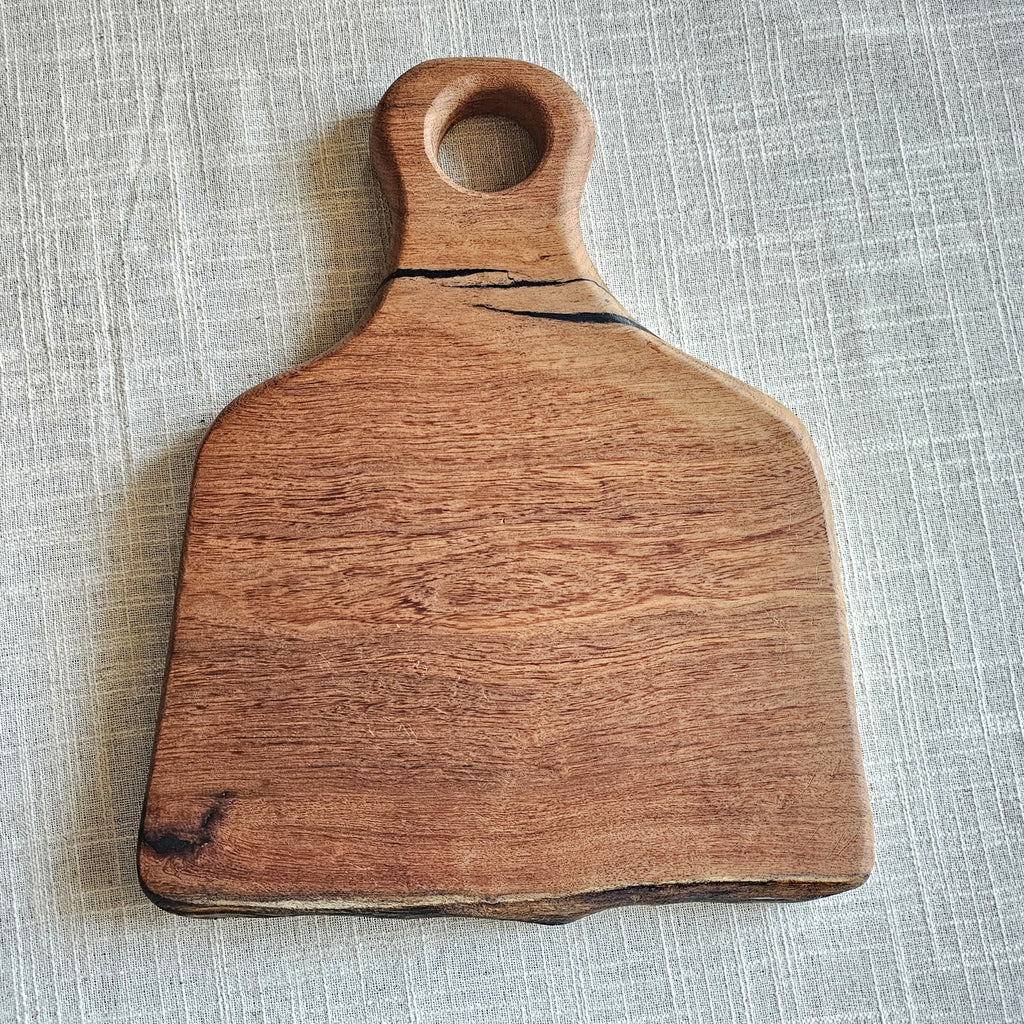 Texas Mesquite Charcuterie Board with Live Edge