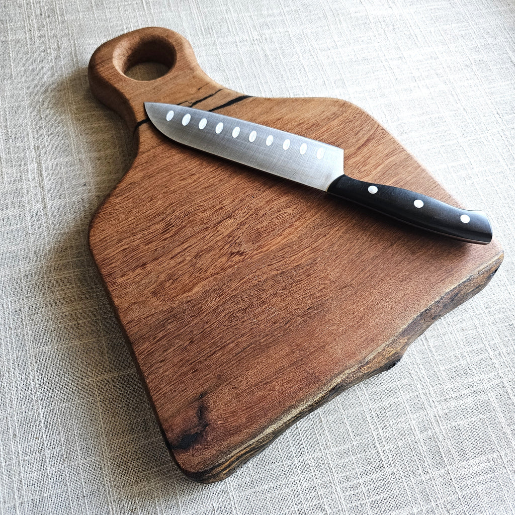 Texas Mesquite Charcuterie Board with Live Edge