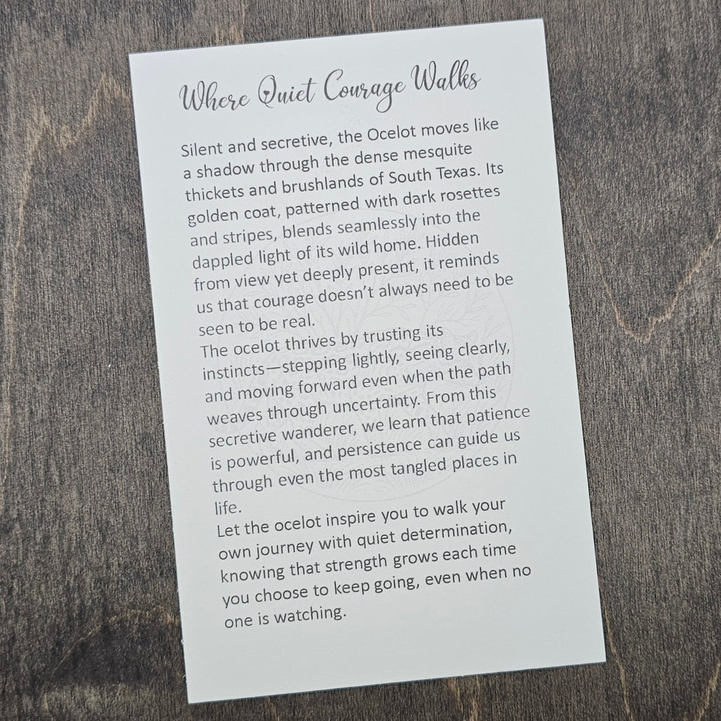 Ocelot | Wildlife Story Ornament - OWDC6