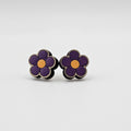 Flower Stud Earring | Hand-Painted | Surgical Steel - SEHOS13