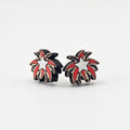 Firecracker Burst Stud Earrings | Hand-Painted | Surgical Steel - SEHOS14