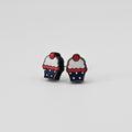 Patriotic Cupcake Stud Earring | Hand-Painted | Surgical Steel - SEHOS28