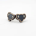 Safari Elephant Stud Earring | Hand-Painted | Surgical Steel - SEHPX16