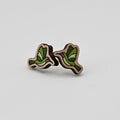 Black-chinned Hummingbird Stud Earrings | Hand-Painted | Surgical Steel - SEHPX58