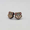 Woodland Opossum Stud Earring | Hand-Painted | Surgical Steel - SEHPX76