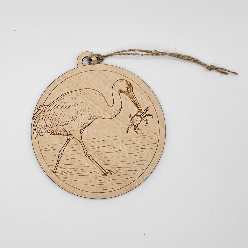 Whooping Crane | Wildlife Story Ornament - OWDC7