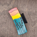 Prairie Sunset Hair Claw Clip | Hand-Painted Wood - LCHDC31