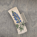 Texas Bluebonnet Hair Claw Clip | Hand-Painted Wood - LCHDC21