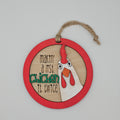 Makin' a List, Chicken It Twice | Christmas Ornament, Choose Your Color - OWGU1