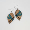 Desert Dragonfly Drop Earrings | Hand-Painted | Surgical Steel - DEHPP24